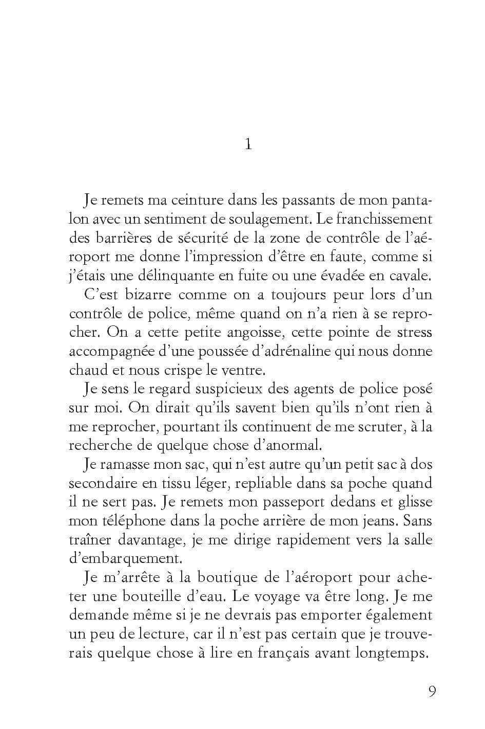 Extrait du roman je ne suis pas un poisson demoiselle